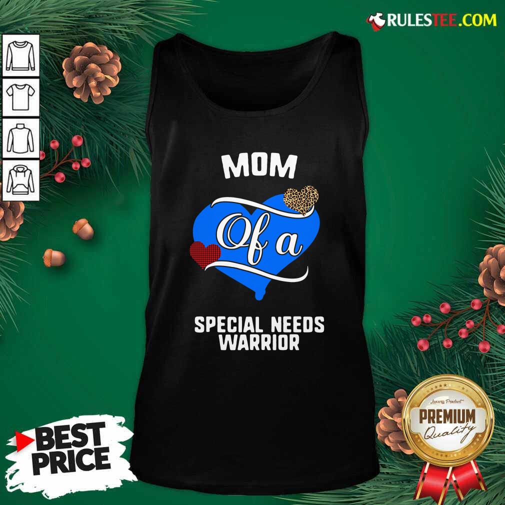 Perfect Mom Of A Special Needs Warrior Heart Shirt - Image 4