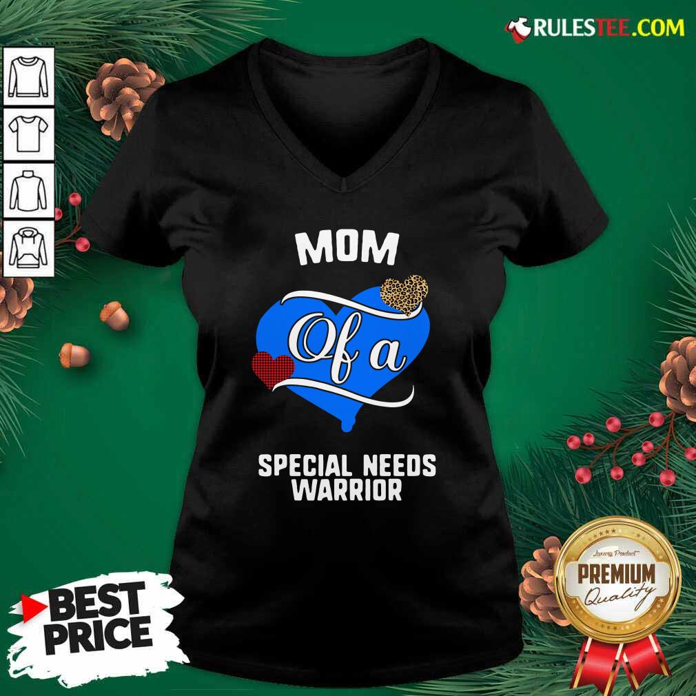 Perfect Mom Of A Special Needs Warrior Heart Shirt - Image 3