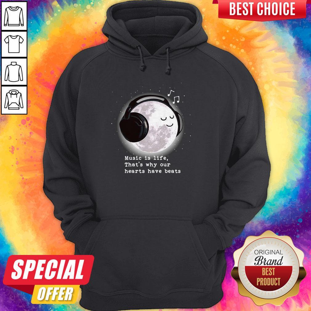 Perfect Music Is Life That’s Why Our Hearts Have Beats Shirt - Image 5