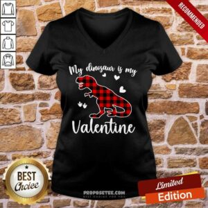 Alternative view of Perfect My Dinosaur Is My Valentine Shirt