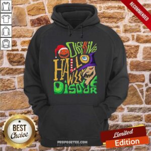 Alternative view of Perfect Obsessive Halloween Disorder Ghost Pumpkin Bat Santa Claus Ugly Christmas Sweater Shirt