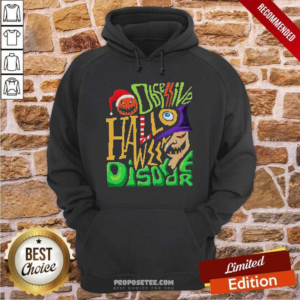 Perfect Obsessive Halloween Disorder Ghost Pumpkin Bat Santa Claus Ugly Christmas Sweater Shirt - Image 2