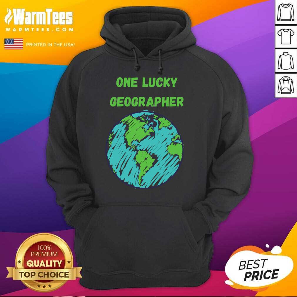 Perfect One Lucky Geographer St Patrick'S Day Shirt - Image 2