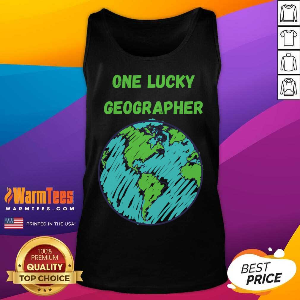 Perfect One Lucky Geographer St Patrick'S Day Shirt - Image 4