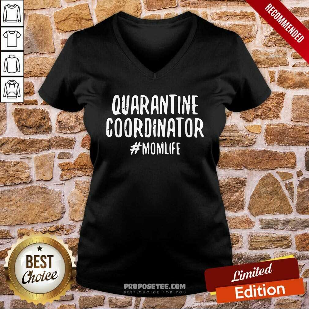 Perfect Quarantine Cooroinator Momlife Quote Shirt - Image 3