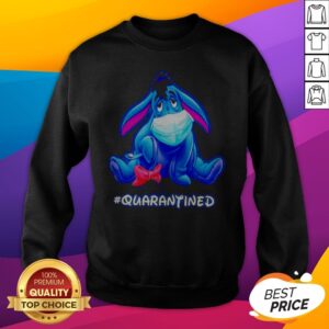 Alternative view of Perfect Quarantined Eeyore Face Mask Shirt