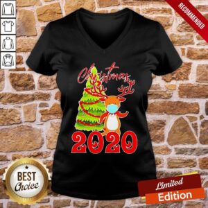 Alternative view of Perfect Reindeer Face Mask Christmas 2020 Shirt