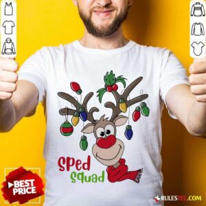 Perfect Reindeer Sped Squad Christmas Shirt
