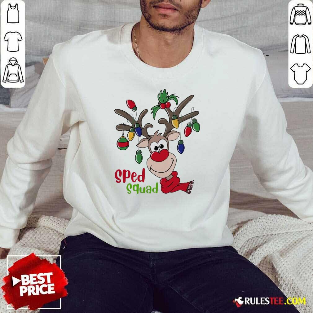 Perfect Reindeer Sped Squad Christmas Shirt - Image 5