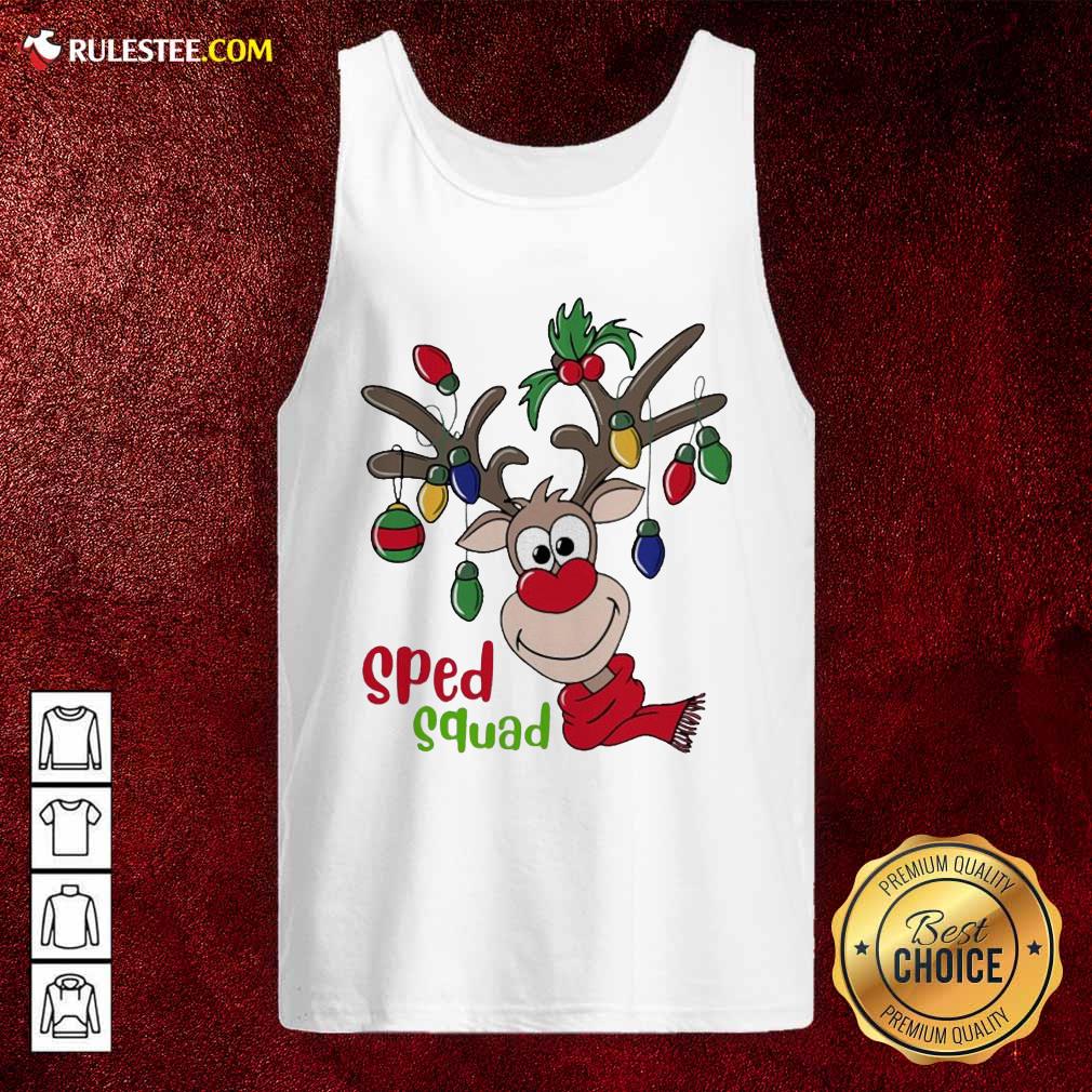 Perfect Reindeer Sped Squad Christmas Shirt - Image 4