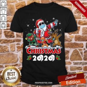 Perfect Santa And Friends Wearing Mask - New Christmas 2020 Shirt