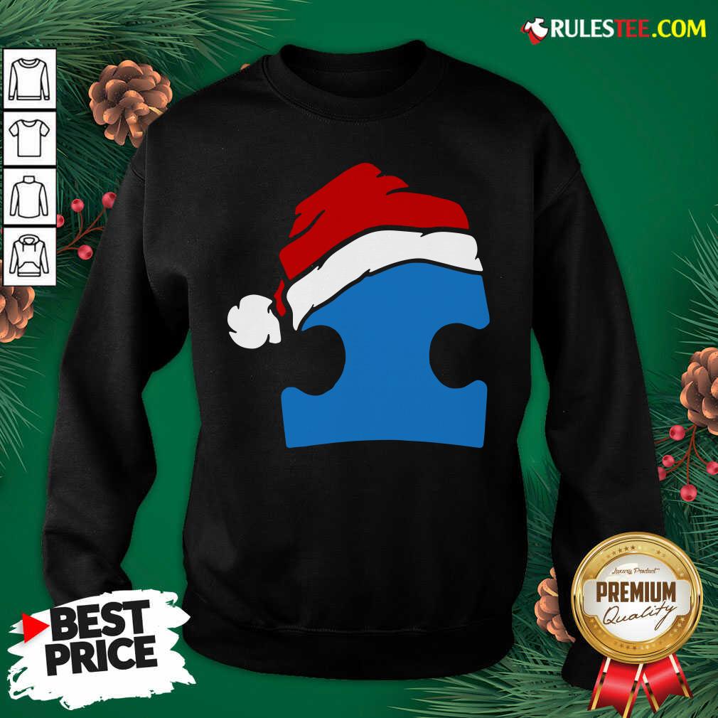 Perfect Santa Autism Christmas Shirt - Image 2