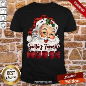 Perfect Santa’s Claus Favorite Nurse Christmas 2020 Shirt