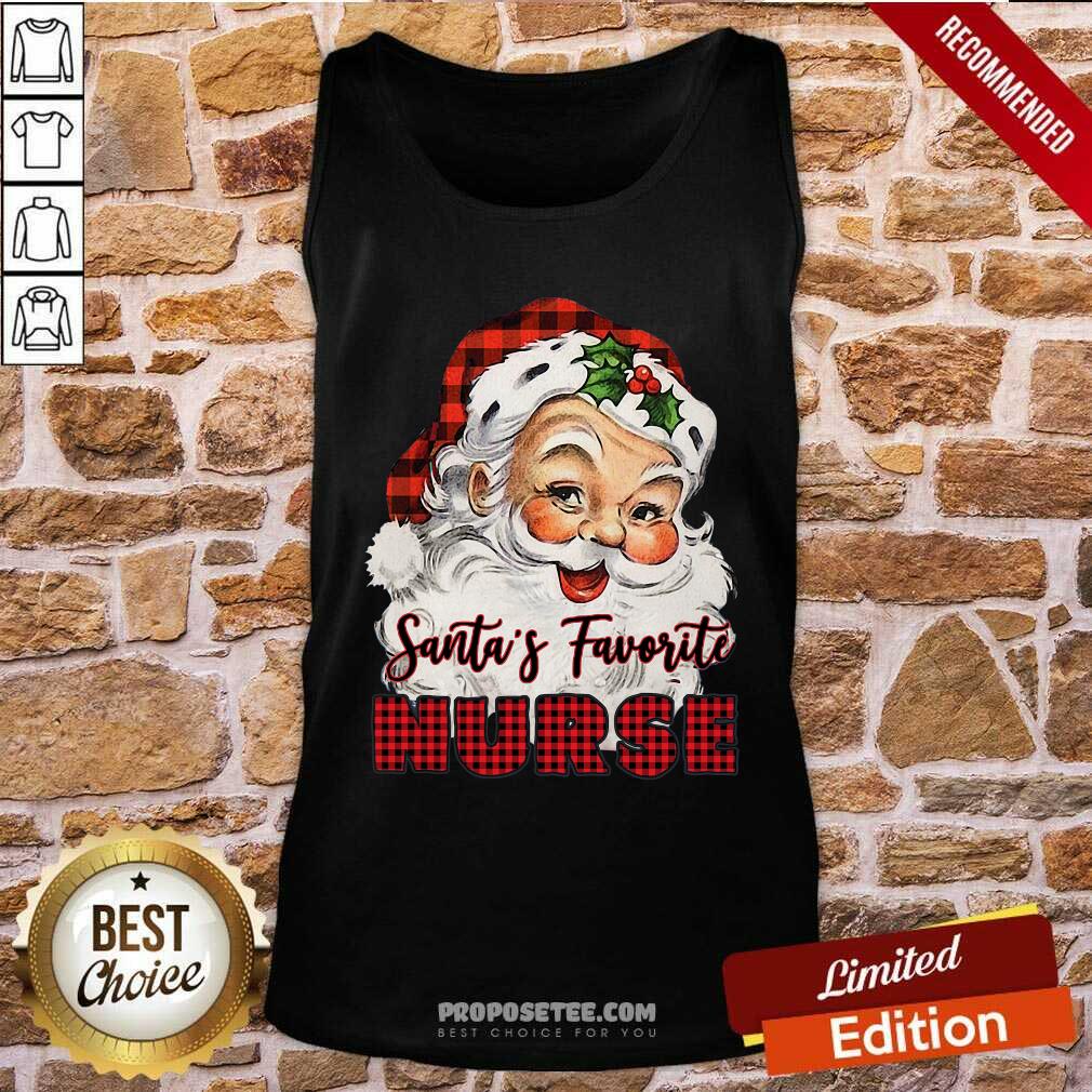 Perfect Santa’s Claus Favorite Nurse Christmas 2020 Shirt - Image 4