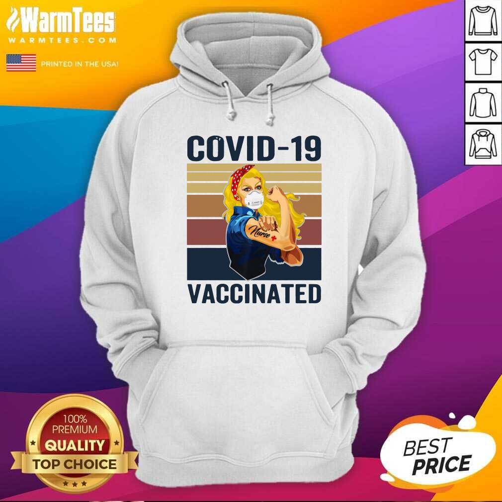 Perfect Strong Women Face Mask Tattoo Nurse Covid 19 Vaccinated Vintage Retro Shirt - Image 2