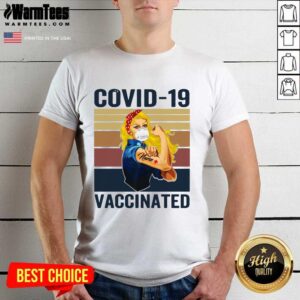 Perfect Strong Women Face Mask Tattoo Nurse Covid 19 Vaccinated Vintage Retro Shirt