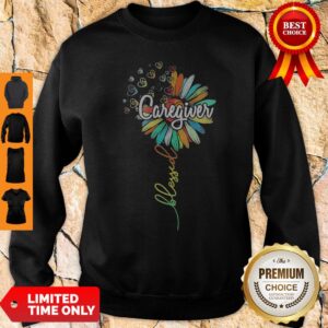 Alternative view of Perfect Sunflower Blessed Caregiver Shirt