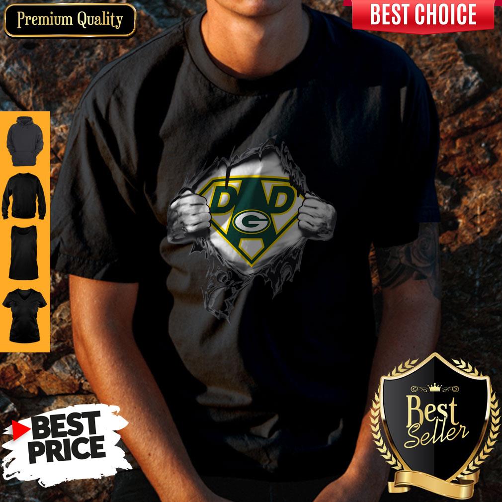 Perfect Superhero Green Bay Packers Father’s Day T-Shirt