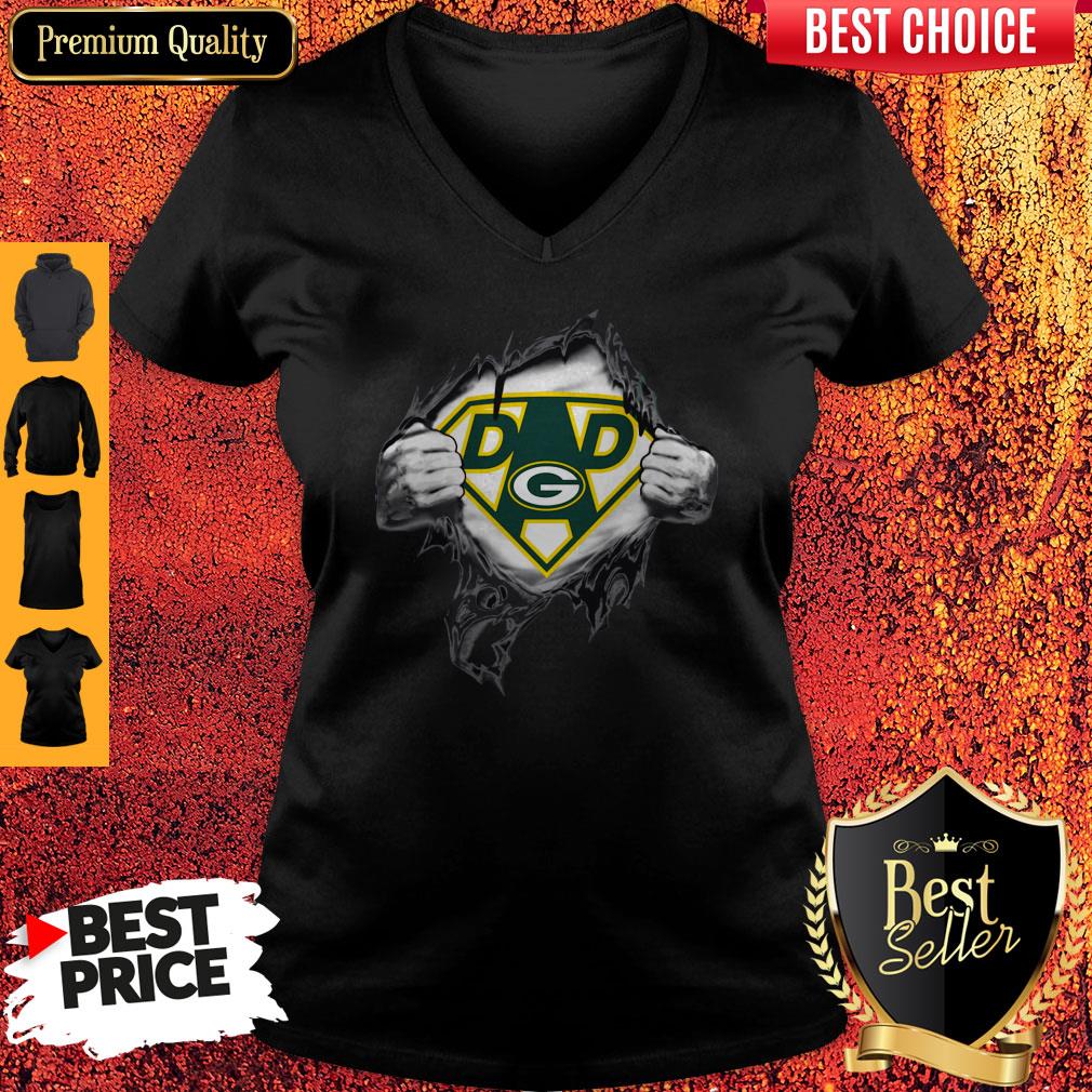 Perfect Superhero Green Bay Packers Father’s Day T-Shirt - Image 4