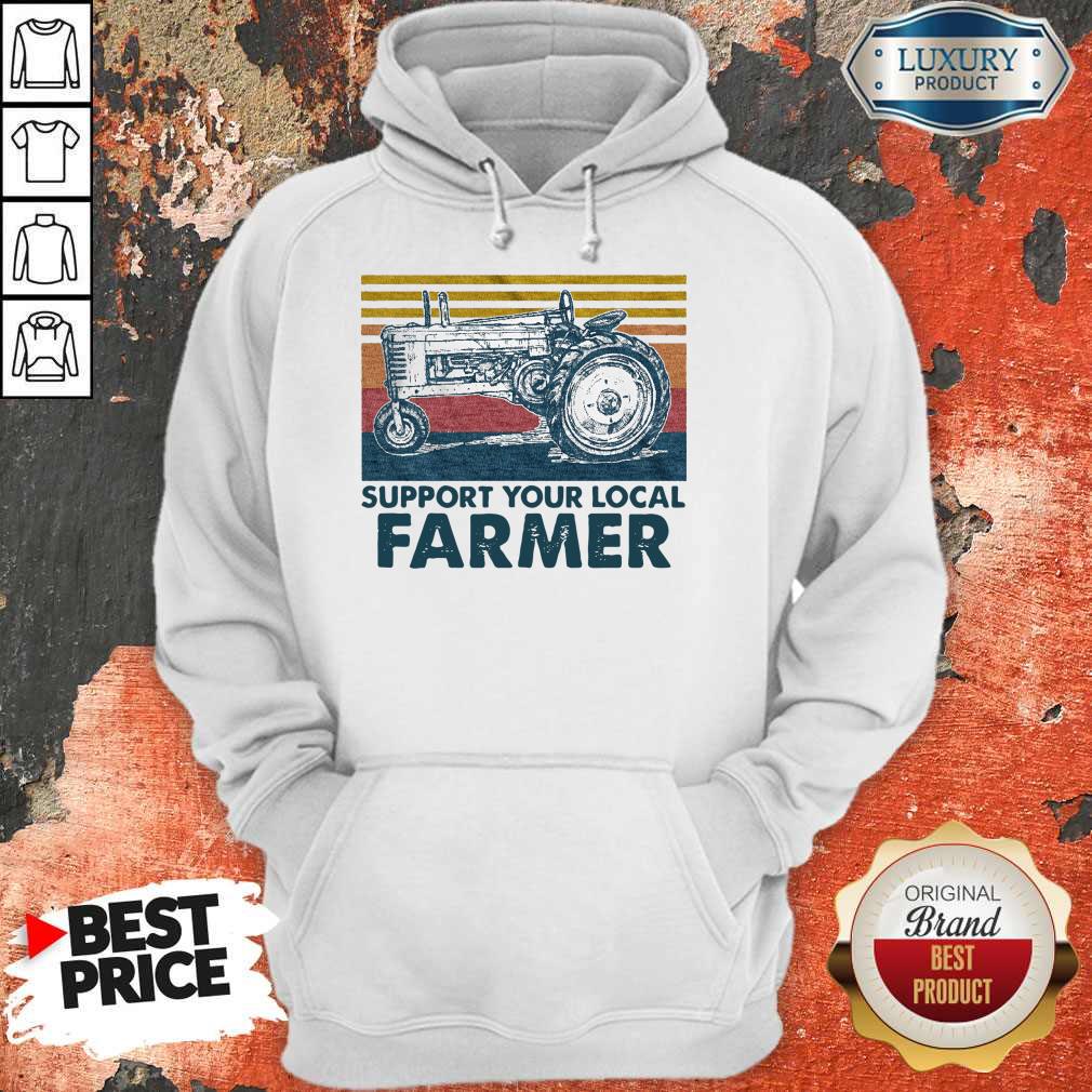 Perfect Support Your Local Farmer Agrimotor Vintage Retro T-Shirt - Image 3