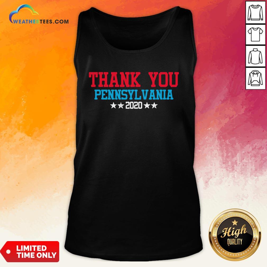 Perfect Thank You Pennsylvania 2020 Vote Joe Biden Victory President Shirt - Image 3