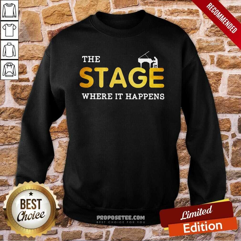 Perfect The Stage Where It Happens Piano Shirt - Image 4