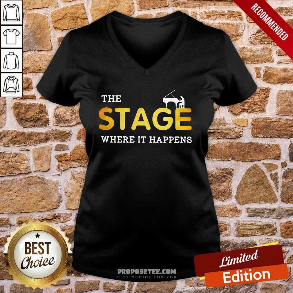 Perfect The Stage Where It Happens Piano Shirt - Image 2
