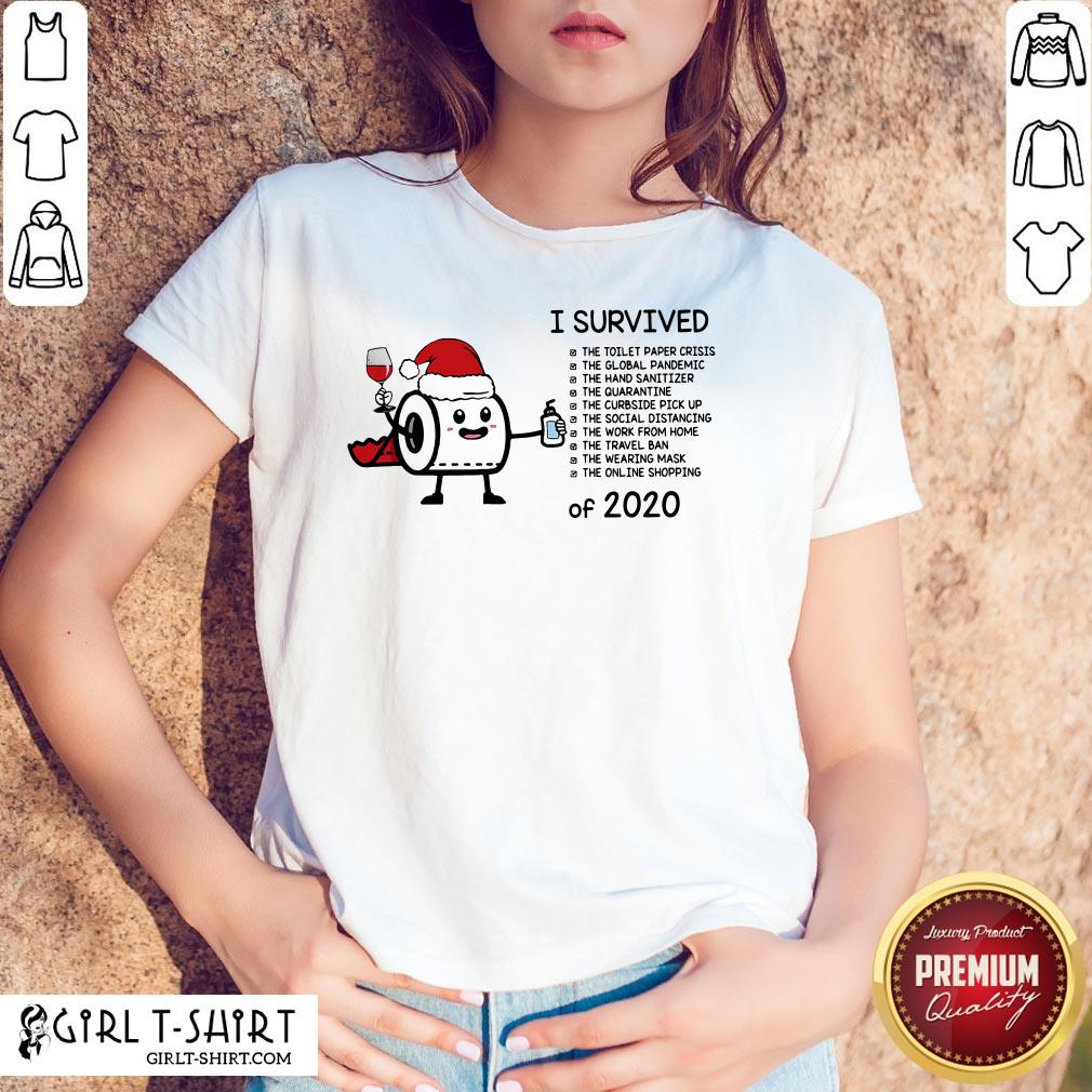 Perfect Toilet Paper I Survived The Global Pandemic Of 2020 Christmas Shirt