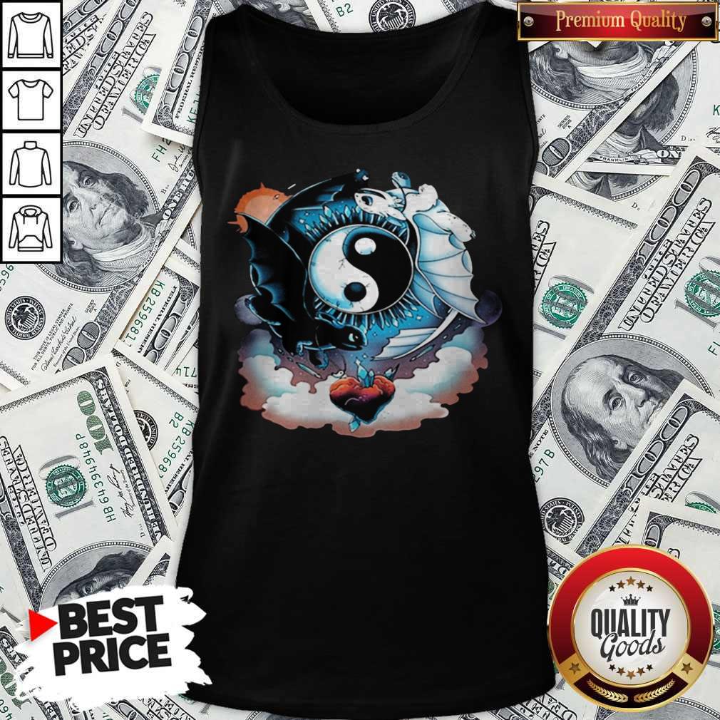 Perfect Toothless Dragon And His Girlfriend Heart Moon Shirt - Image 3