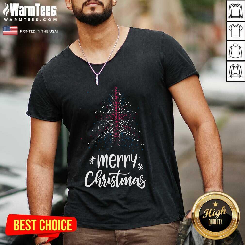 Perfect Tree England Flag Merry Christmas Shirt - Image 5