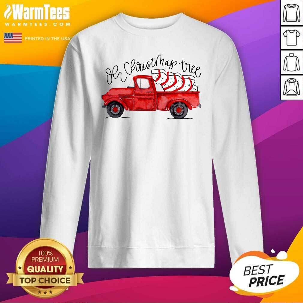 Perfect Truck Red Oh Christmas Tree Shirt - Image 3