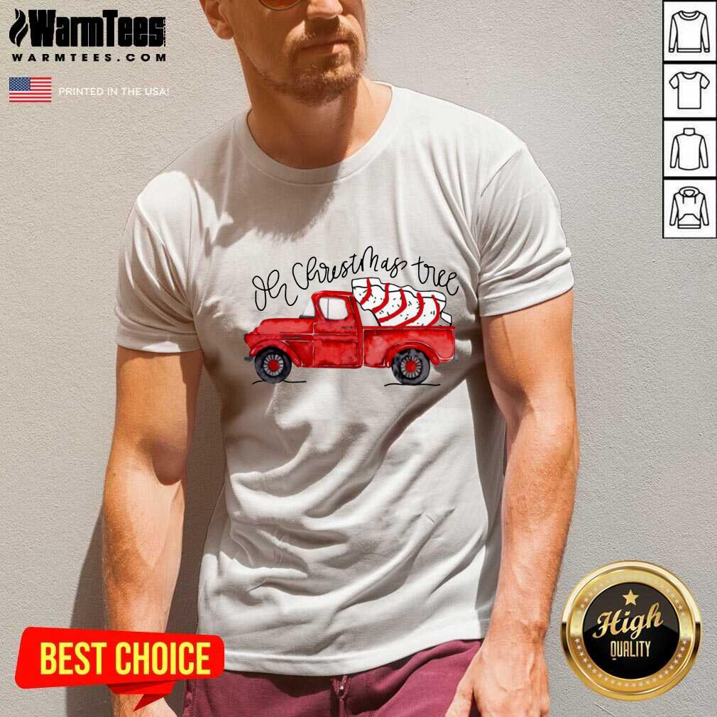 Perfect Truck Red Oh Christmas Tree Shirt - Image 5