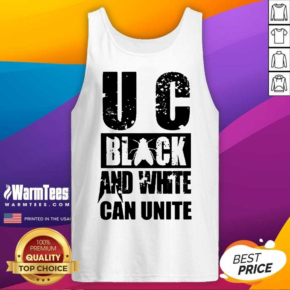 Perfect U C Black And White Can Unite Shirt - Image 4