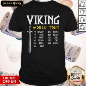 Perfect Viking World Tour Shirt