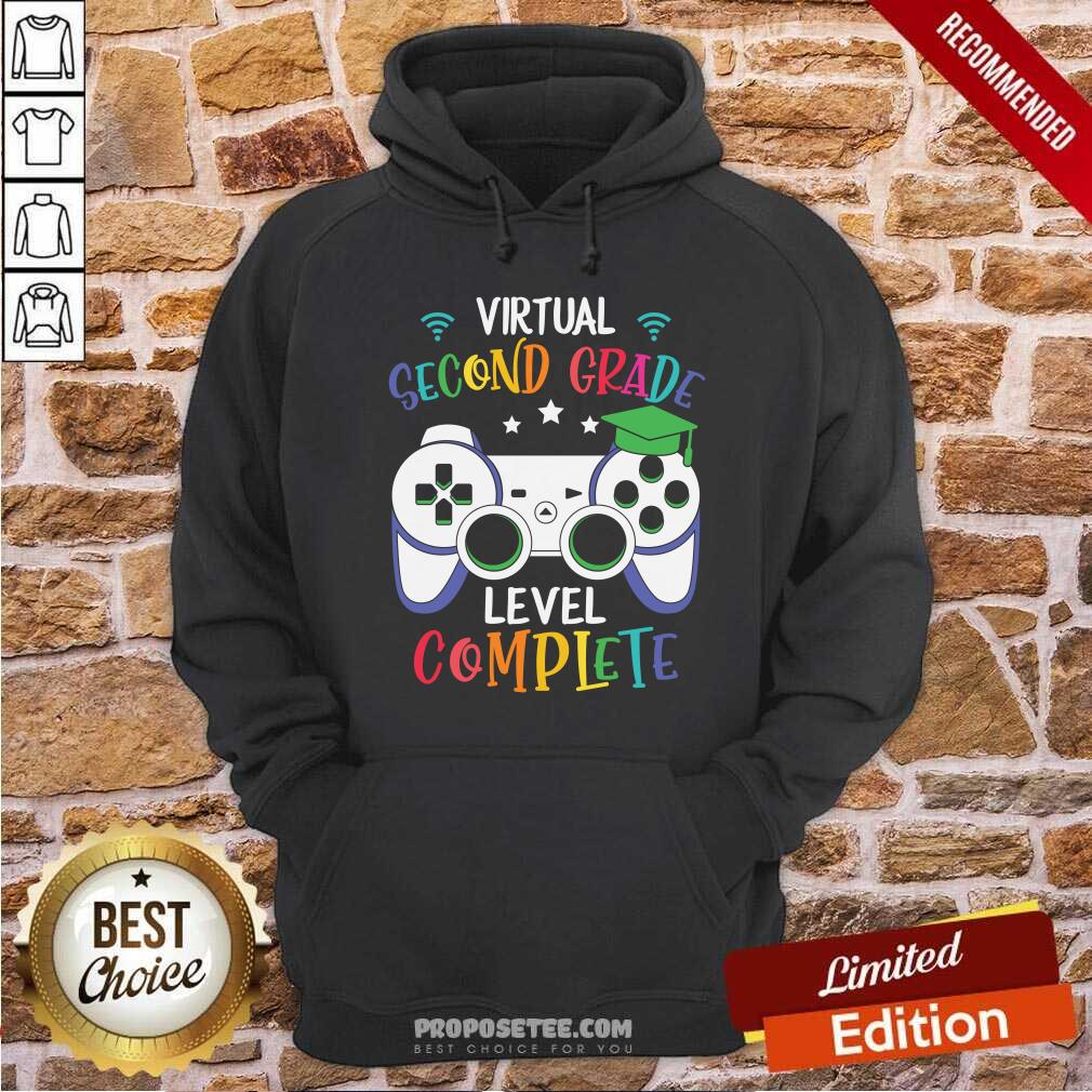 Perfect Virtual Second Grade Game Console Level Complete Shirt - Image 2