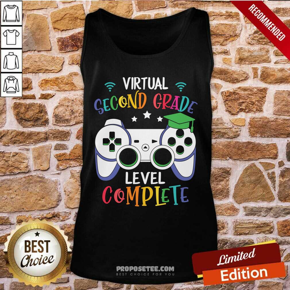 Perfect Virtual Second Grade Game Console Level Complete Shirt - Image 4