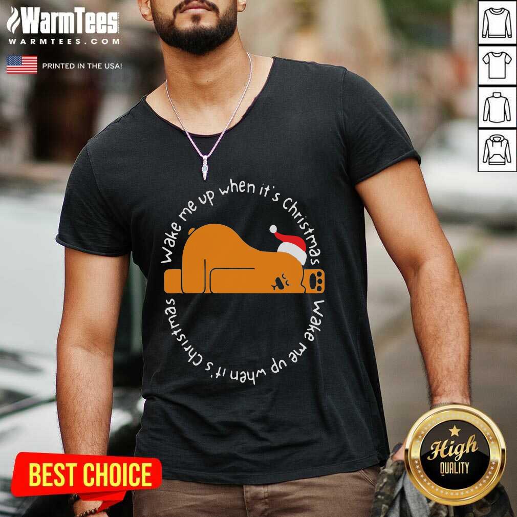 Perfect Wake Me Up When It’s Christmas Shirt - Image 5