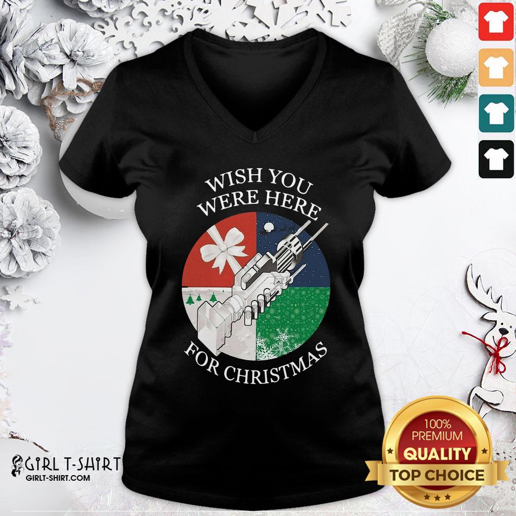 Perfect Wish You Were Here For Christmas Shirt - Image 3