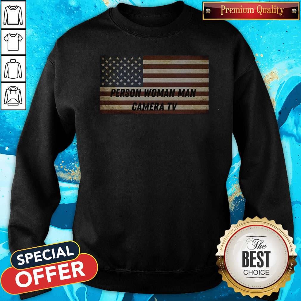 Person Woman Man Camera Tv Shirt - Image 5