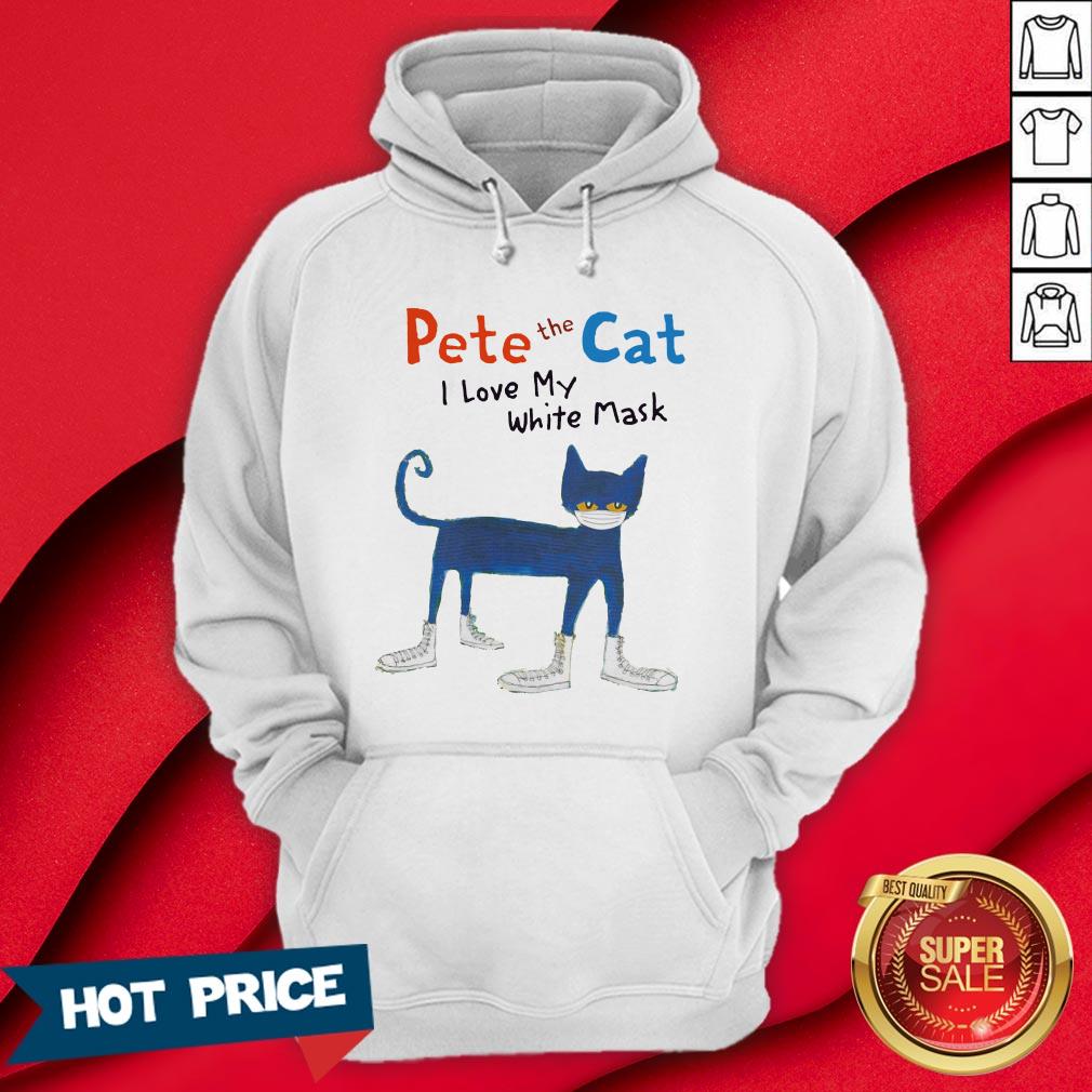 Pete The Cat I Love My White Mask Shirt - Image 5