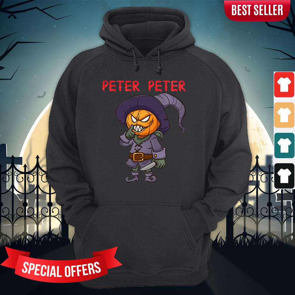 Peter Peter Halloween Killer Pumpkin Head Shirt - Image 5