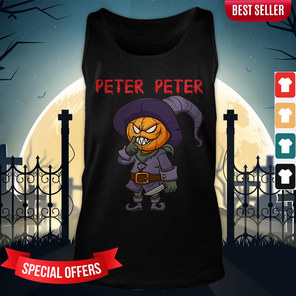 Peter Peter Halloween Killer Pumpkin Head Shirt - Image 3