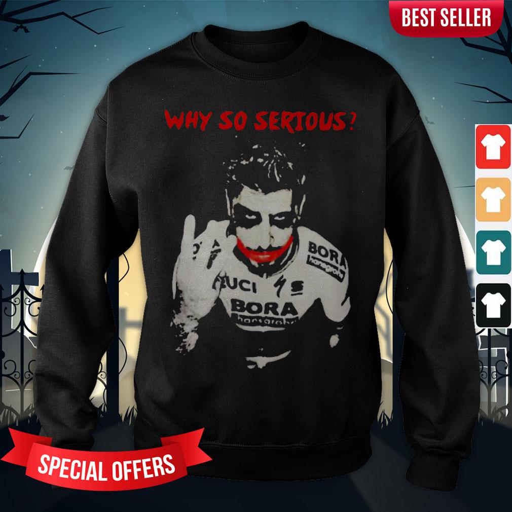 Peter Sagan UCI WorldTeam Bora Muff Hansgrohe Why So Serious Shirt - Image 4