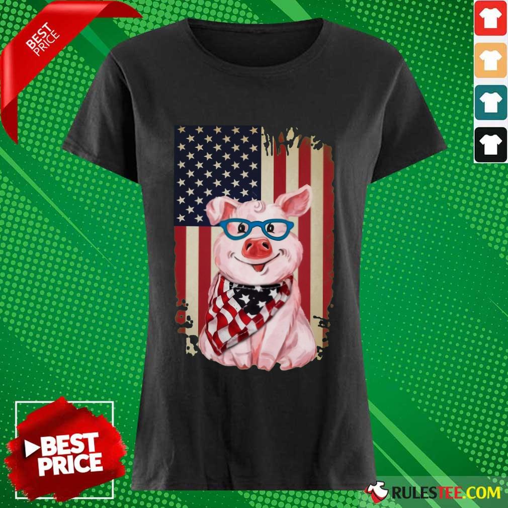 Pig American Flag Shirt - Image 3