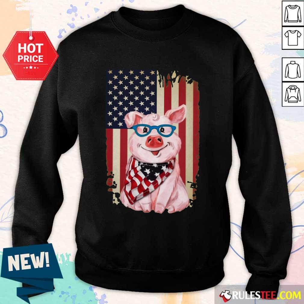 Pig American Flag Shirt - Image 5