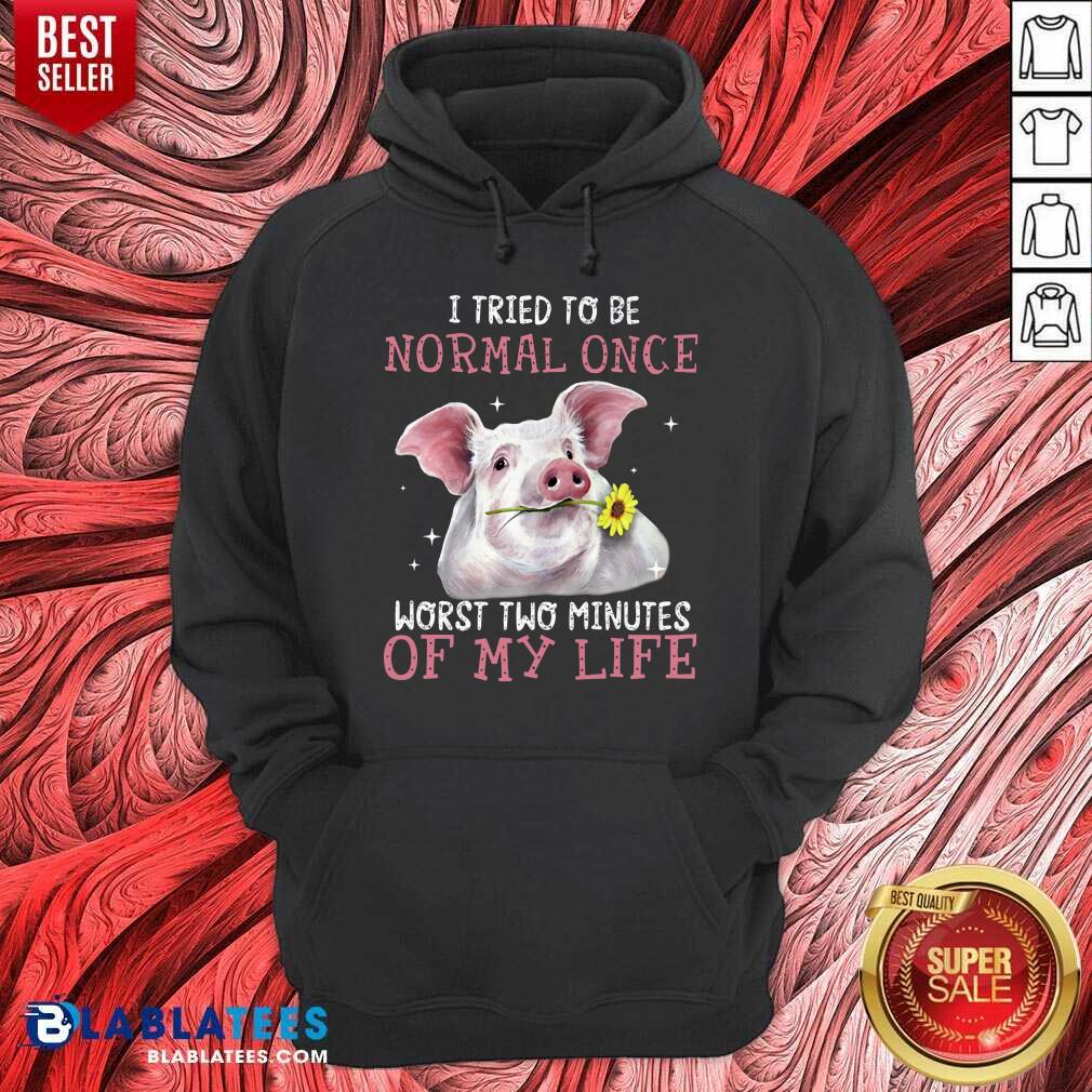 Pig I Tried To Be Normal Once Of My Life Shirt - Image 5