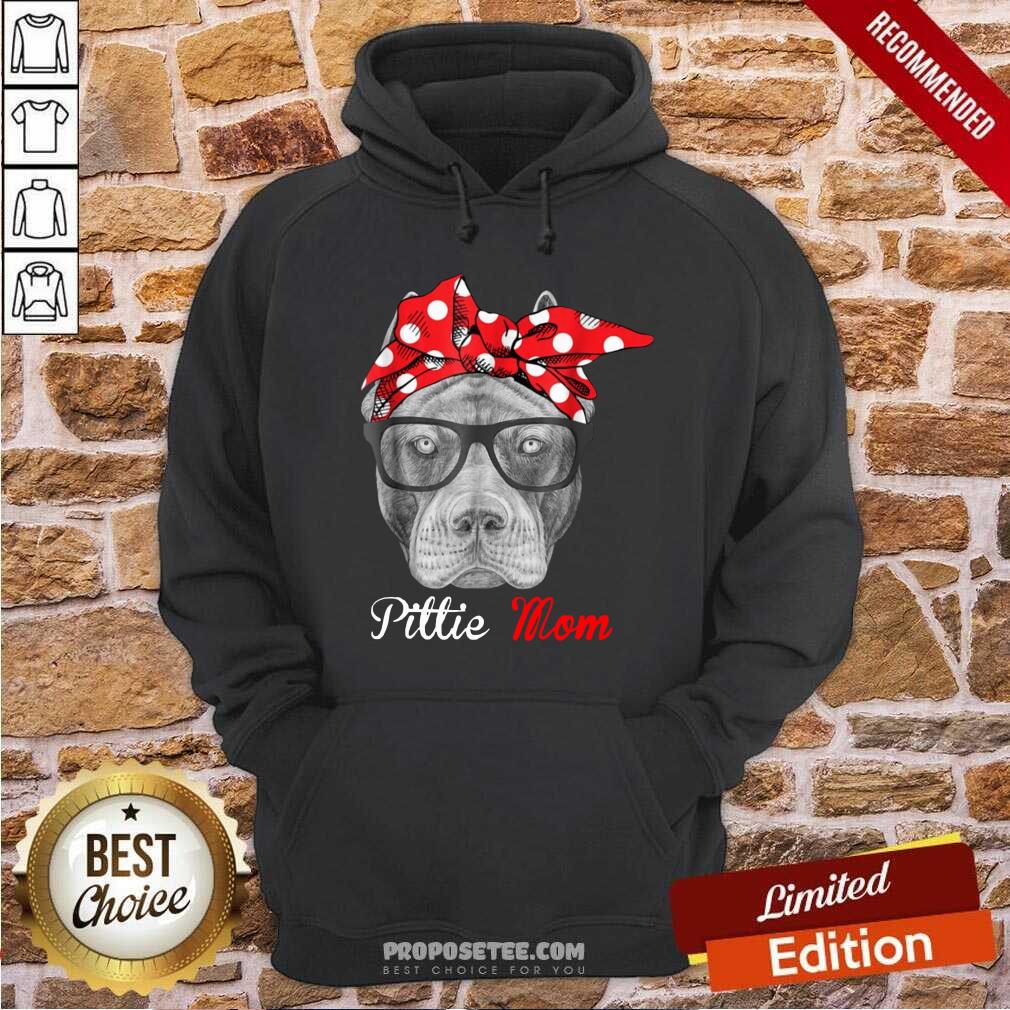 Pitbull Dog Lovers Pittie Mom Shirt - Image 2