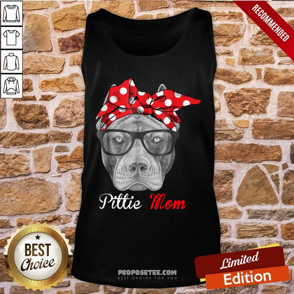 Pitbull Dog Lovers Pittie Mom Shirt - Image 4