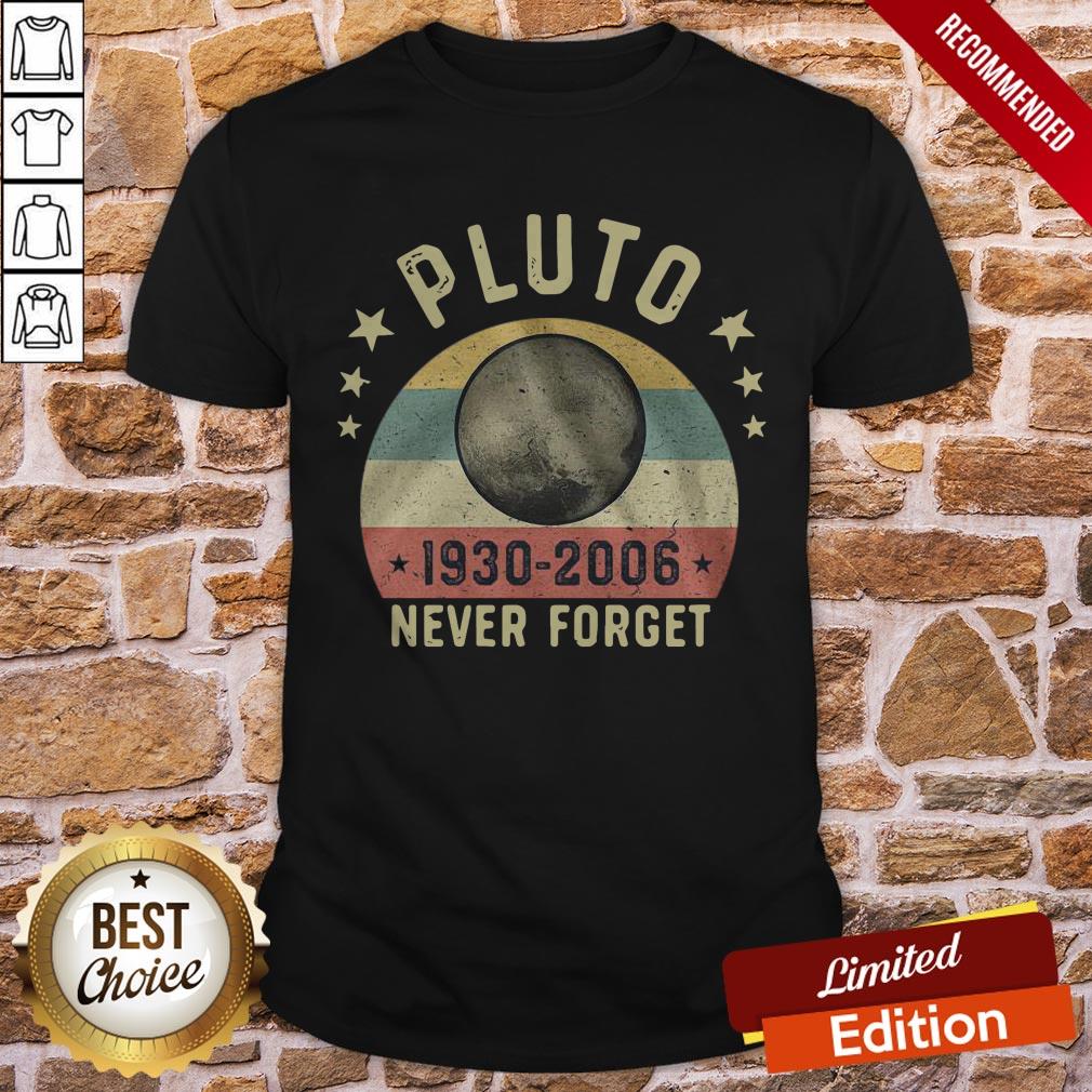 Pluto 1930-2006 Never Forget Shirt