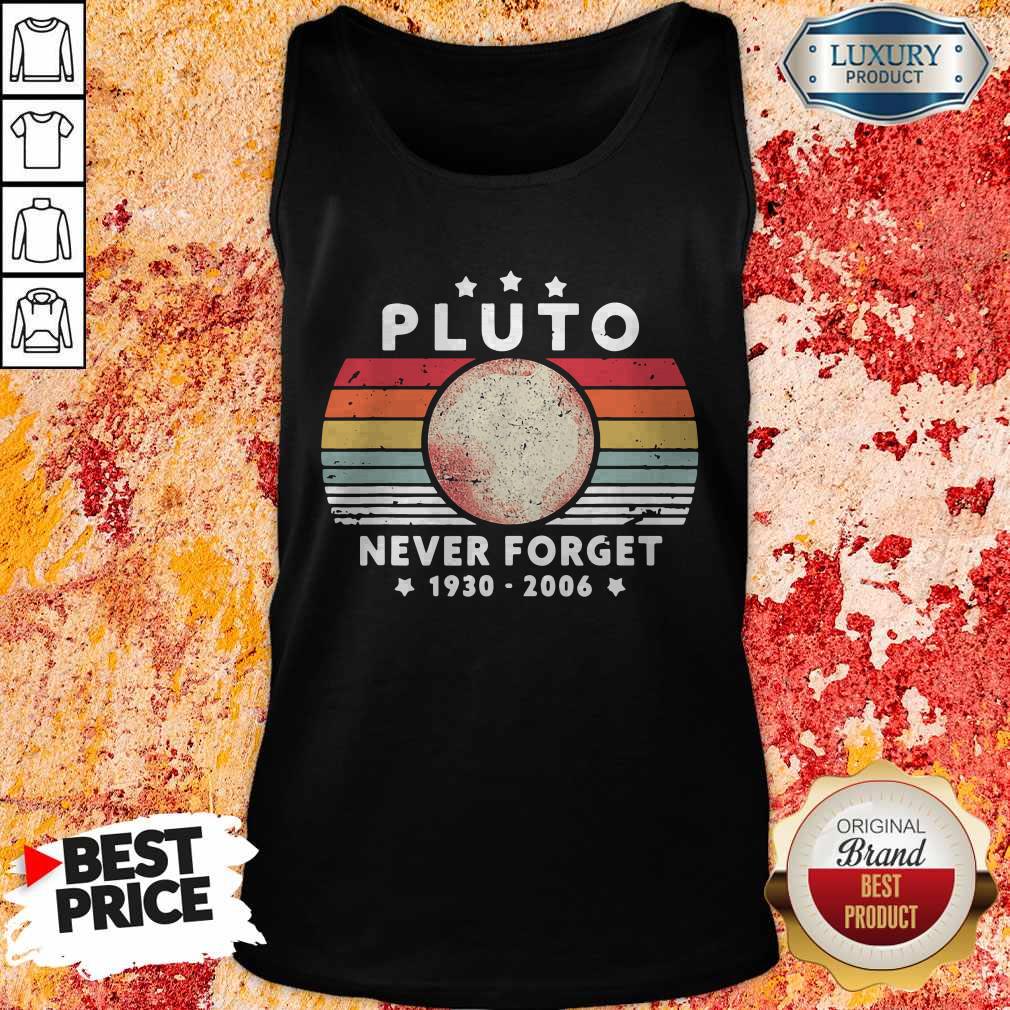 Pluto Never Forget 1930 2006 Vintage Shirt - Image 4